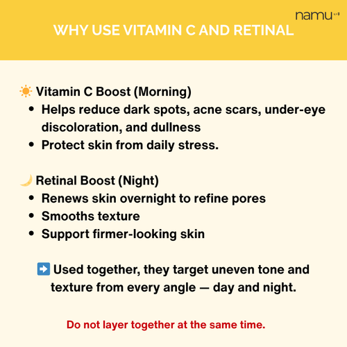 Namu Vitamin C + Retinal Duo