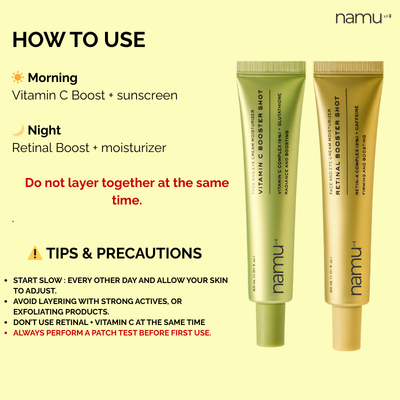 Namu Vitamin C + Retinal Duo
